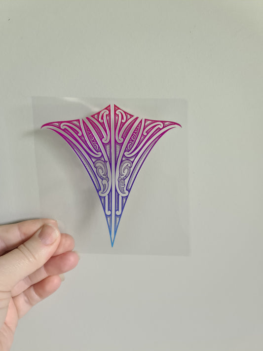 UV dtf Maori design mini size 11cmx11cm #1302