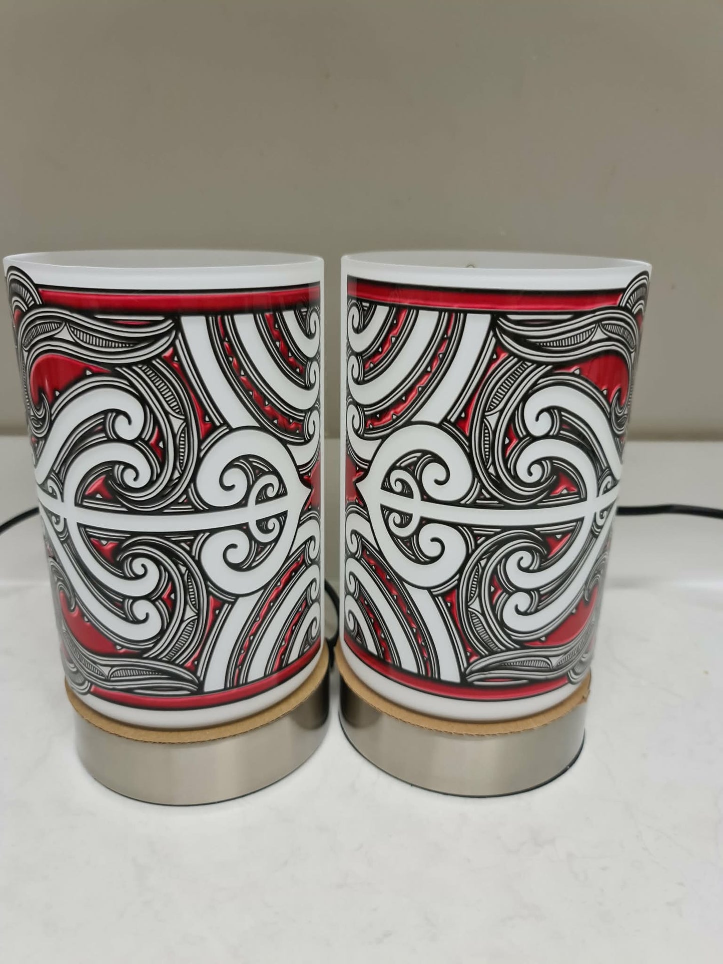 Maori design touch lamp - set 2 lamps (pre-order)