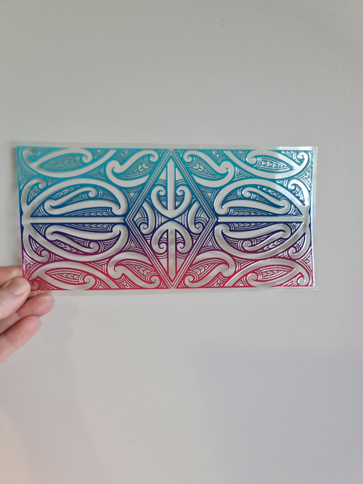 UV dtf Maori design 23cmx11cm 16oz wrap #805