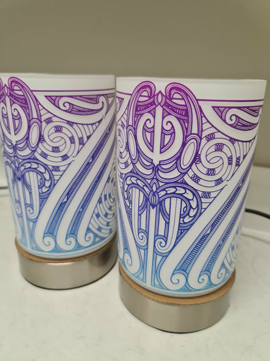 Maori design touch lamp - set 2 lamps (pre-order)