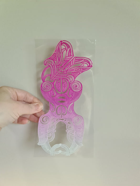 UV dtf transfer Maori design 23cmx11cm 16oz wrap #1182