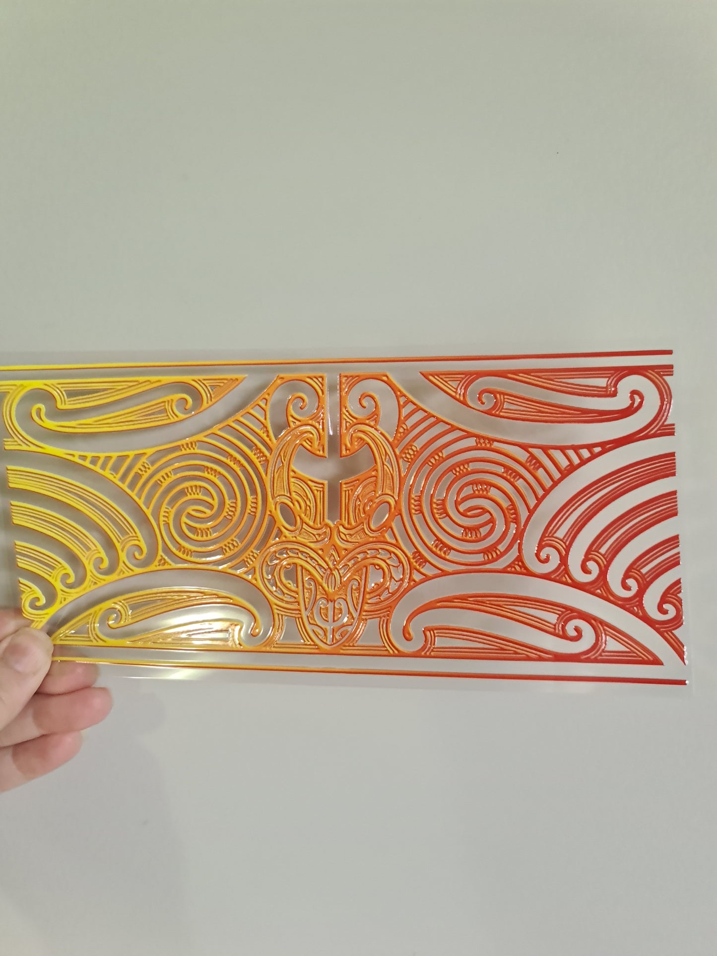 UV dtf transfer Maori design 23cmx11cm 16oz wrap #1236