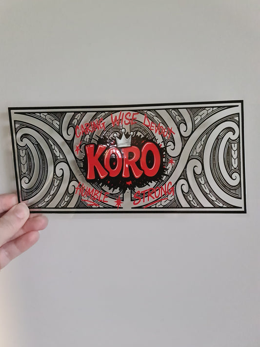 UV dtf Maori design 23cmx11cm 16oz wrap #1031 koro