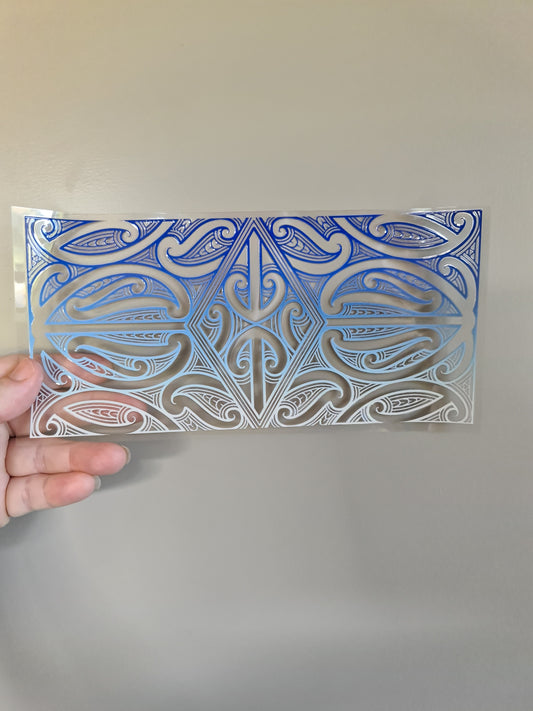 Uv dtf Maori design 23cmx11cm 16oz wrap #220