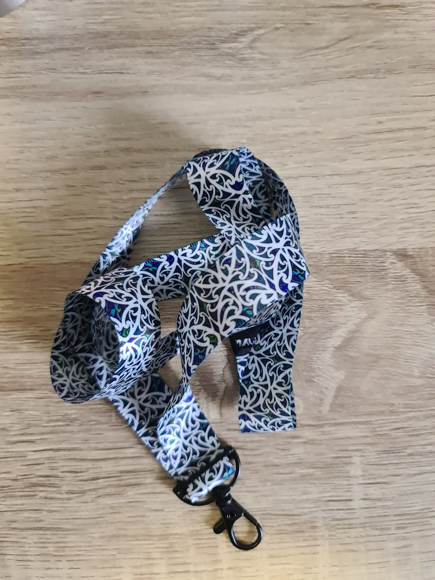Custom lanyard paua design