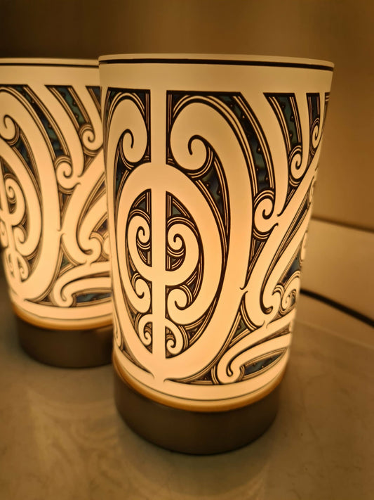 Maori design touch lamp - set 2 lamps (pre-order)
