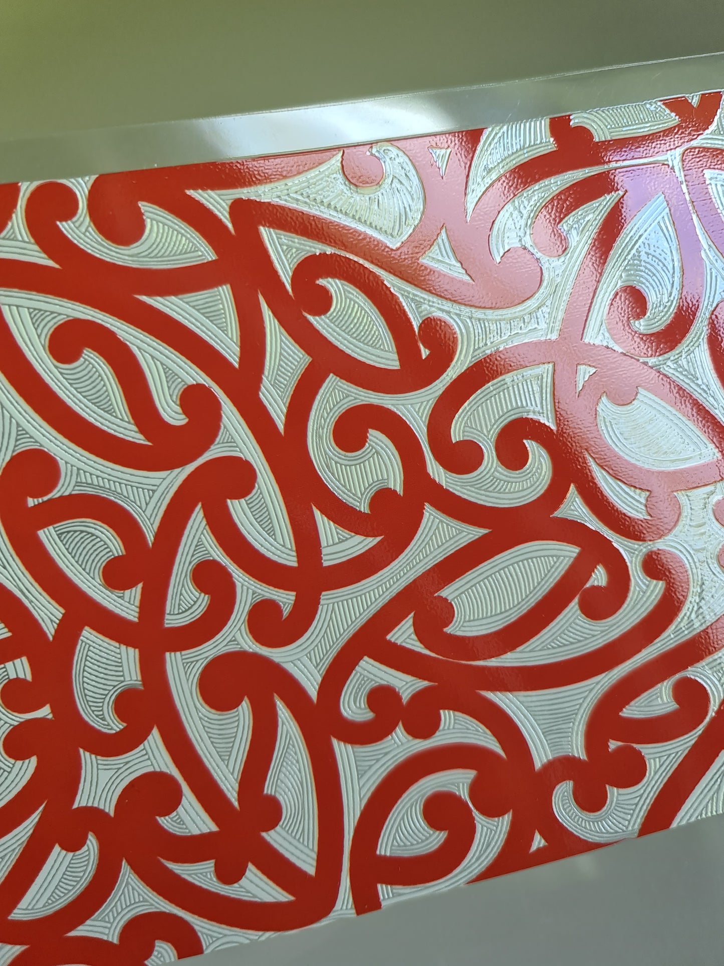 XL UV DTF DECAL MAORI DESIGN 28CMX19CM  #18