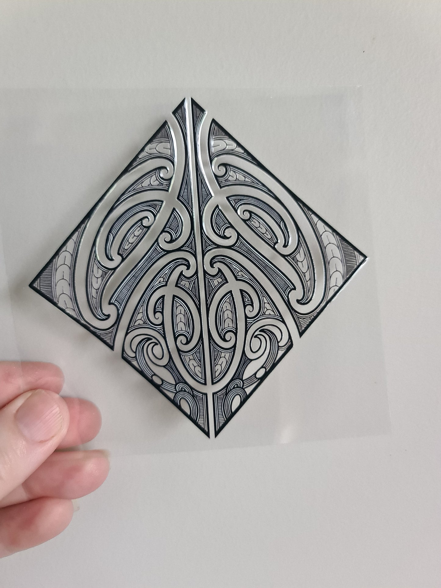 UV dtf Maori design mini size 11cmx11cm #457