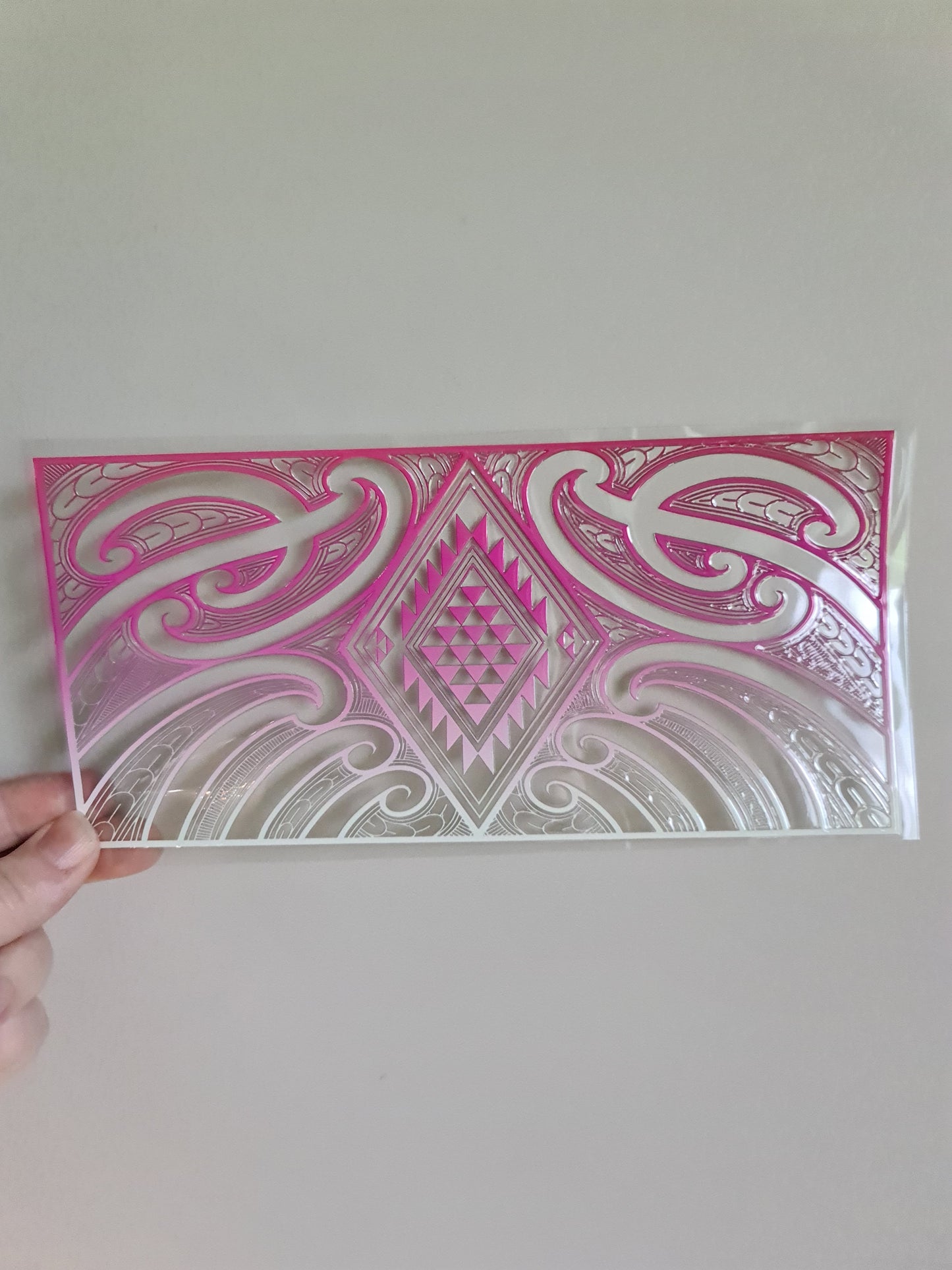 UV dtf Maori design 23cmx11cm 16oz wrap #1057