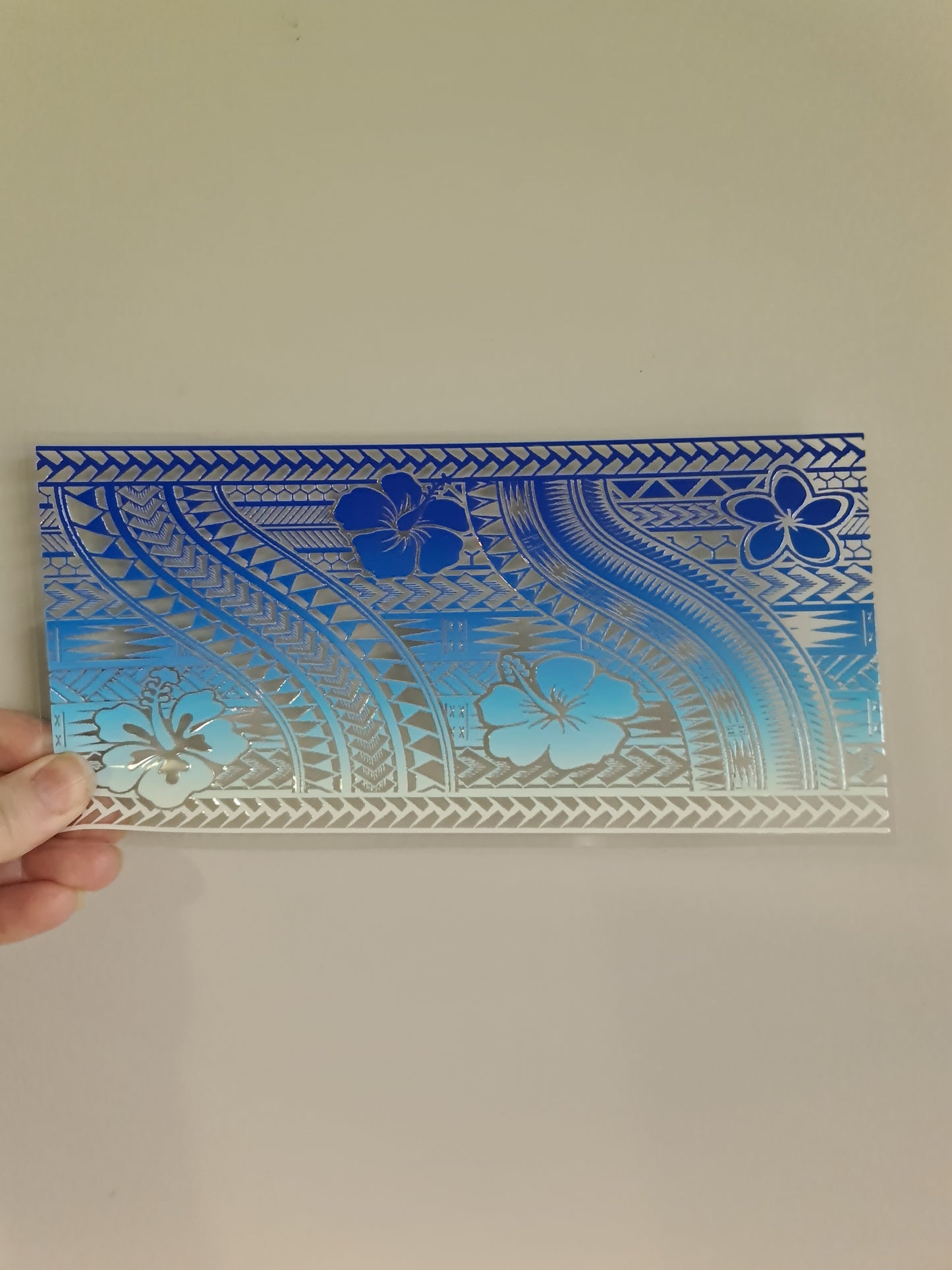 UV dtf transfer Maori design 23cmx11cm 16oz wrap #1185