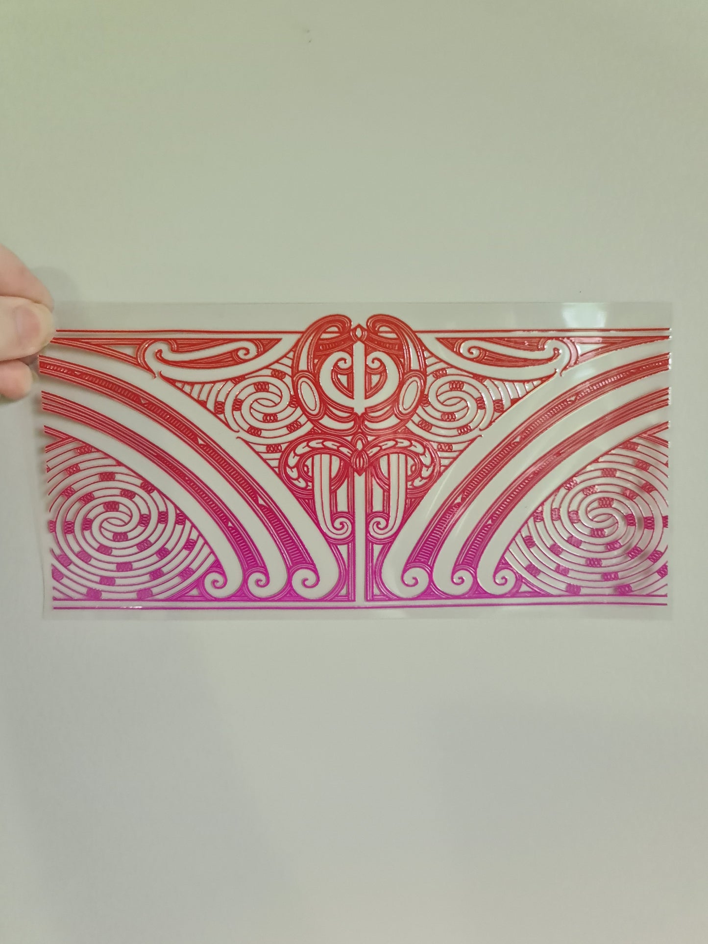UV dtf transfer Maori design 23cmx11cm 16oz wrap #1160