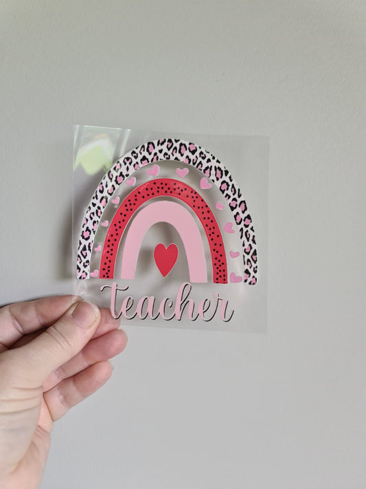 TEACHER AND KAIAKO dtf transfer Maori design 11cm sticker #1465