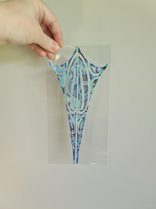 UV dtf transfer Maori design 23cmx11cm 16oz wrap #1349