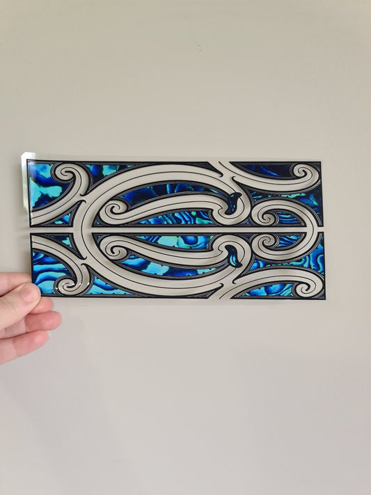 UV dtf Maori design 23cmx11cm 16oz wrap #497