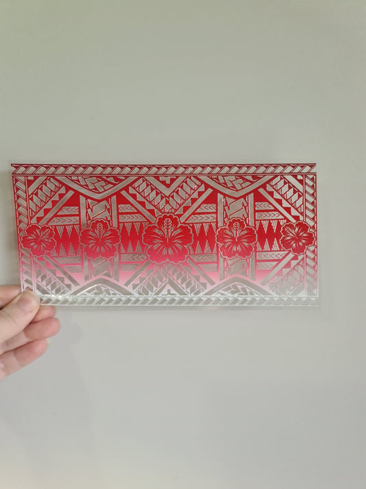 UV dtf transfer Maori design 23cmx11cm 16oz wrap #1203