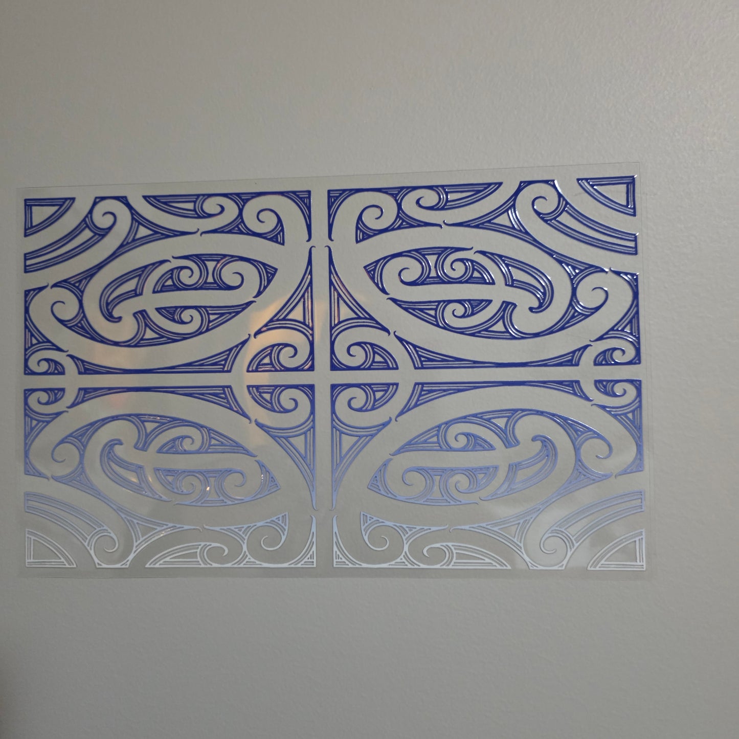 XL UV DTF DECAL MAORI DESIGN 28CMX17CM for touch lamps #270