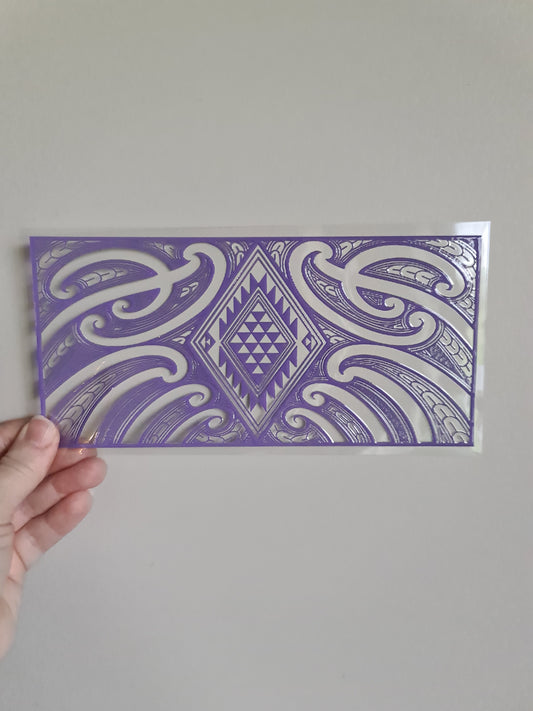 UV dtf Maori design 23cmx11cm 16oz wrap #1069
