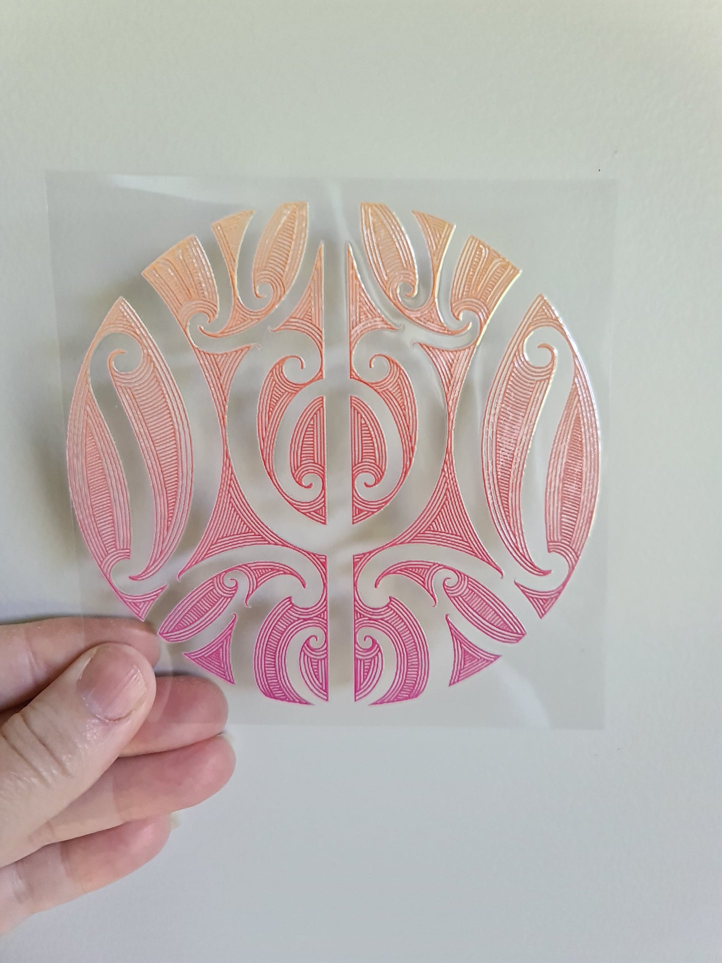 UV dtf Maori design mini size 11cmx11cm #574