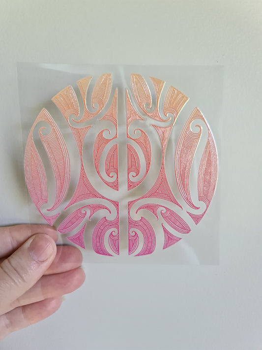 UV dtf Maori design mini size 11cmx11cm #574