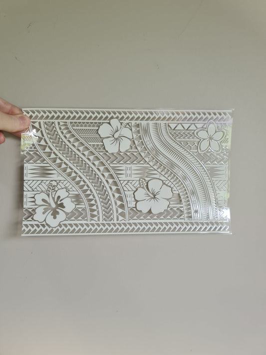 XL UV DTF DECAL MAORI DESIGN 28CMX17CM for touch lamps #221