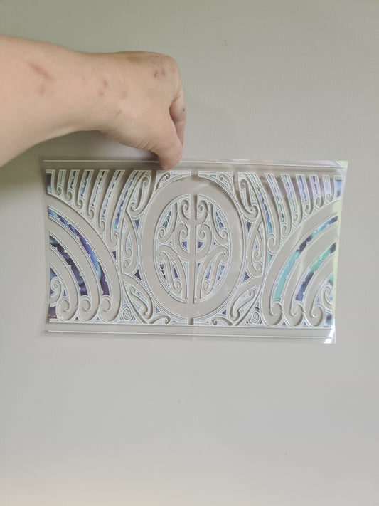 XL UV DTF DECAL MAORI DESIGN 28CMX17CM for touch lamps #96