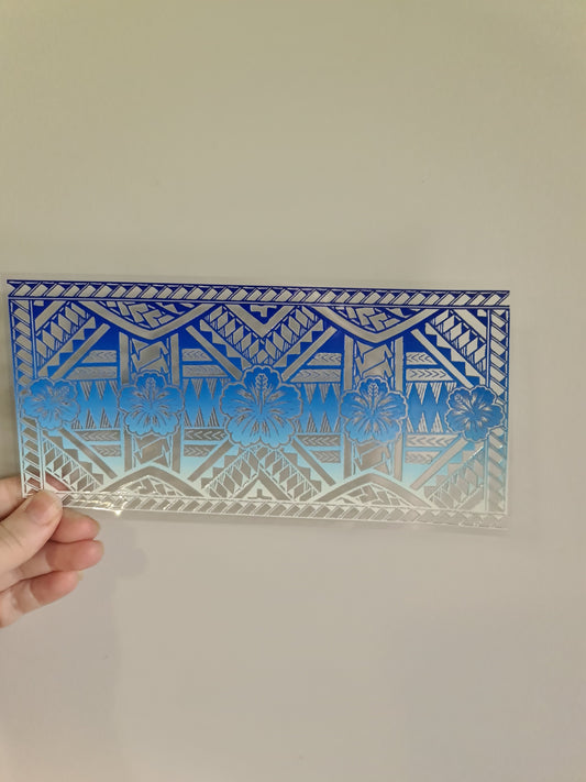 UV dtf transfer Maori design 23cmx11cm 16oz wrap #1205