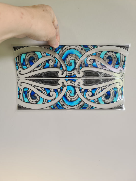 XL UV DTF DECAL MAORI DESIGN 28CMX17CM for touch lamps #127
