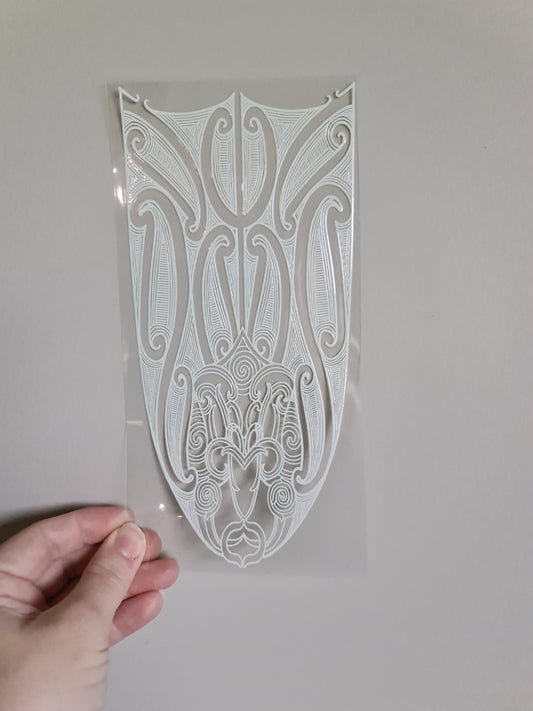 UV dtf Maori design 23cmx11cm 16oz wrap #1080