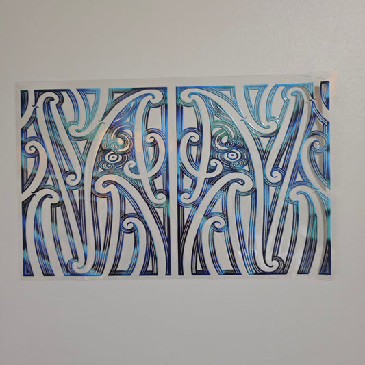 XL UV DTF DECAL MAORI DESIGN 28CMX17CM for touch lamps #292