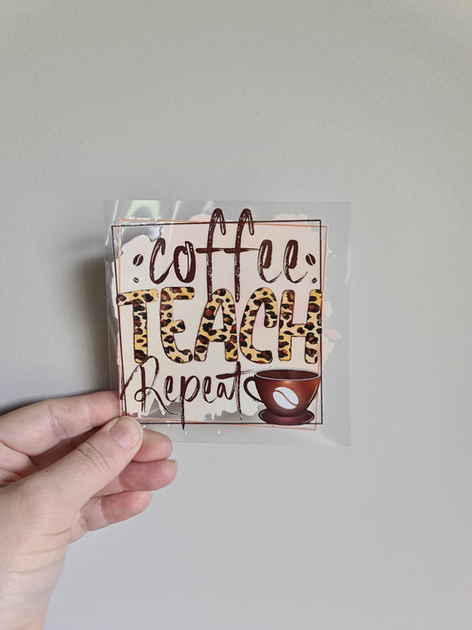 TEACHER AND KAIAKO dtf transfer Maori design 11cm sticker #1464