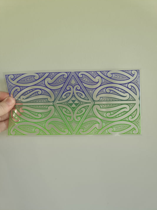 UV dtf Maori design 23cmx11cm 16oz wrap #687