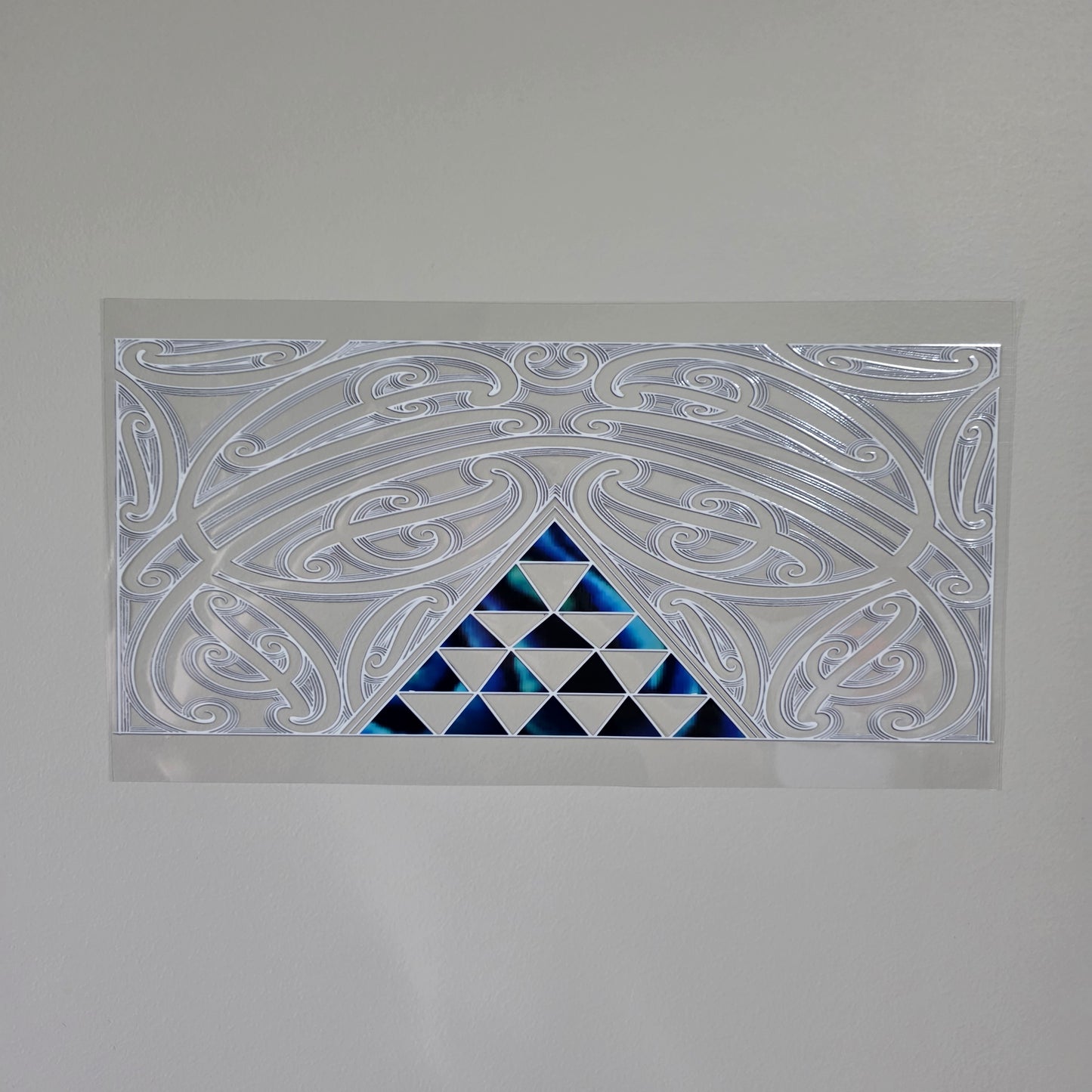 XL UV DTF DECAL MAORI DESIGN 38CMX17CM for touch lamps #35