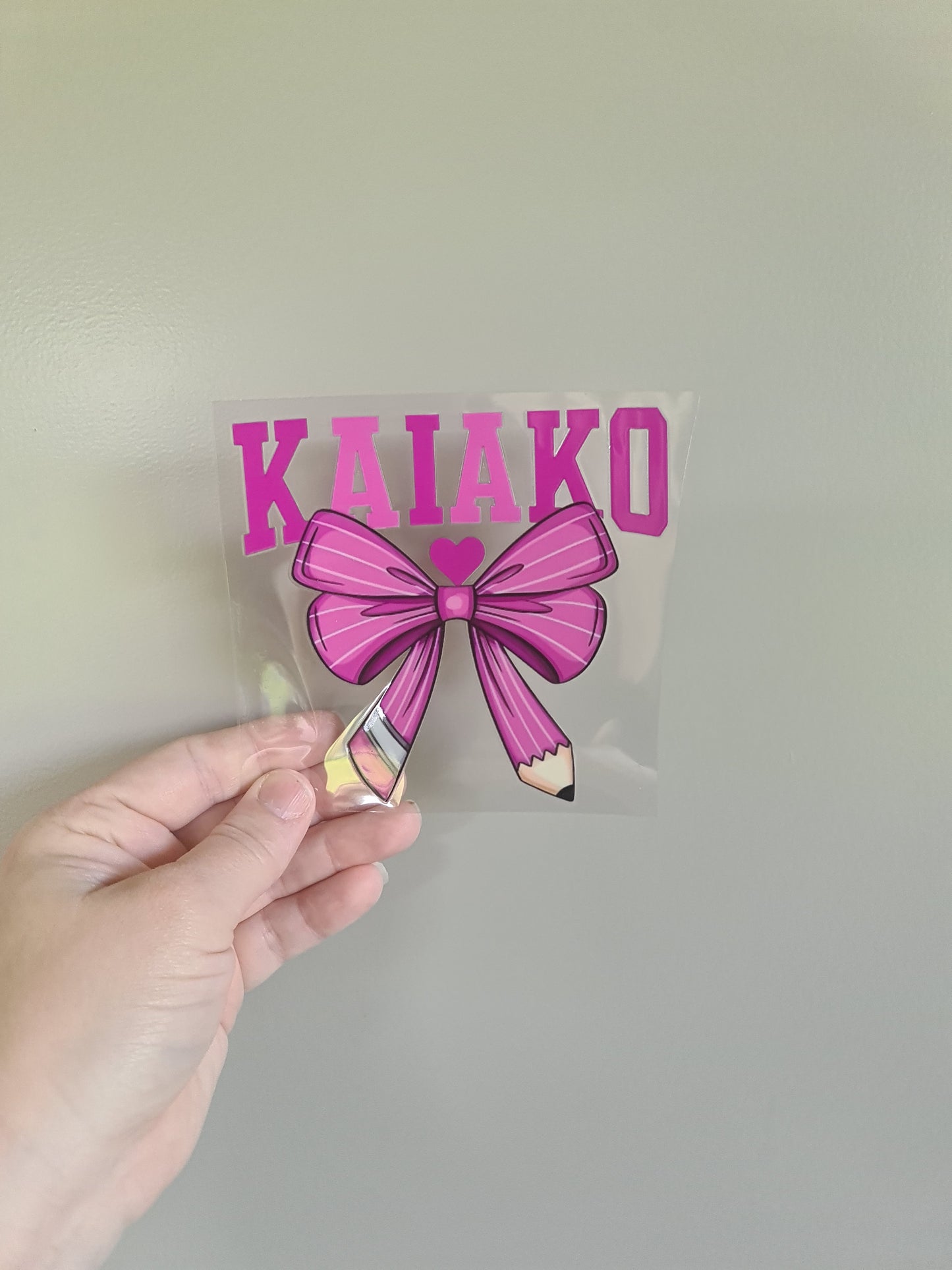 TEACHER AND KAIAKO dtf transfer Maori design 11cm sticker #1485