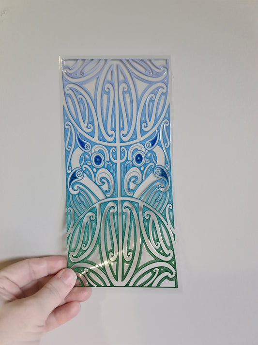 UV dtf Maori design 23cmx11cm 16oz wrap #877