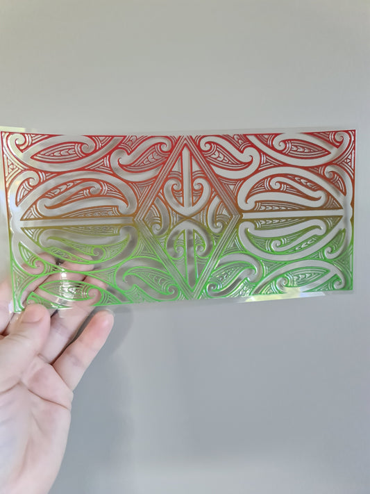 Uv dtf Maori design 23cmx11cm #202