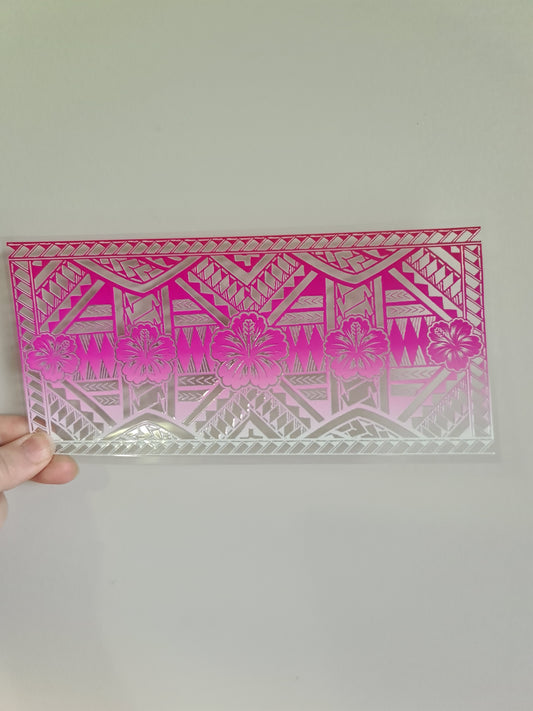 UV dtf transfer Maori design 23cmx11cm 16oz wrap #1200