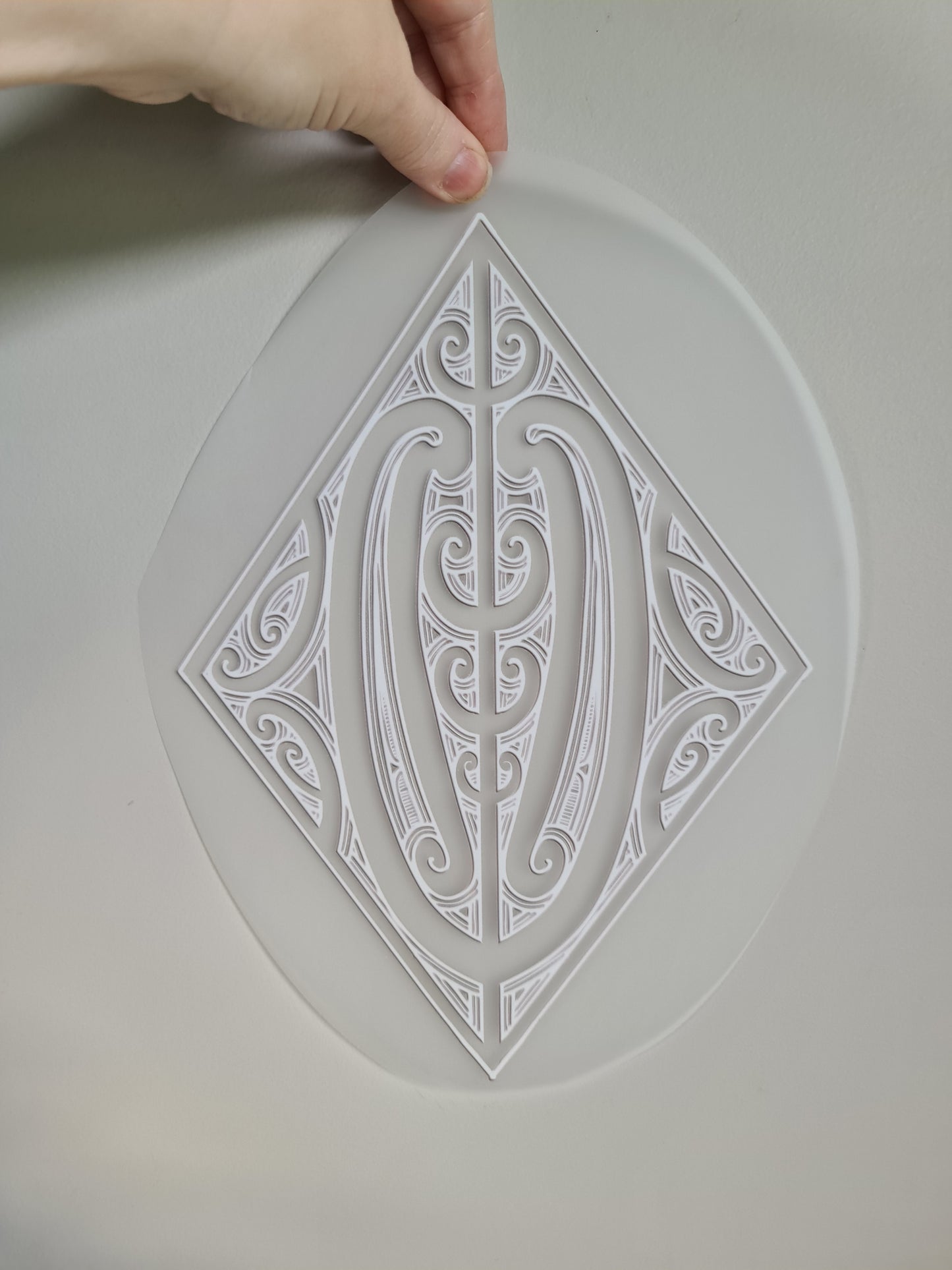 Sublimation custom Maori design Iron on 30cm