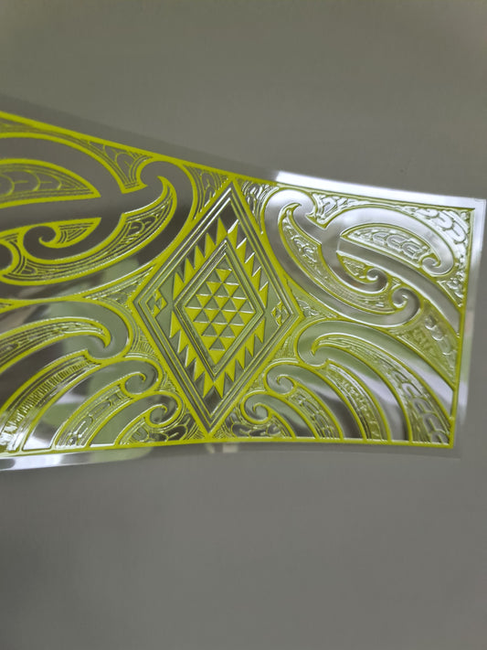 UV dtf Maori design 23cmx11cm 16oz wrap #1071