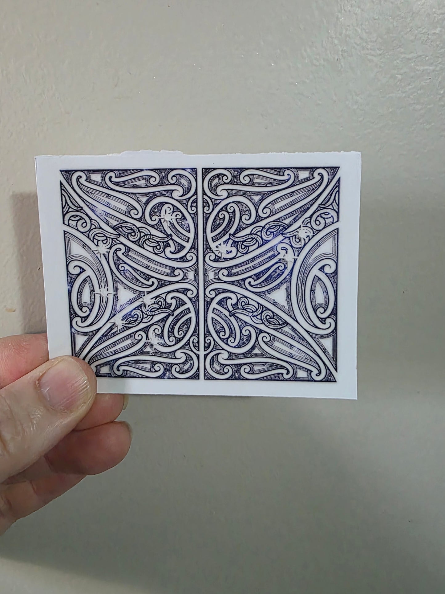 Tiny UV DTF transfer 8cm Matariki design