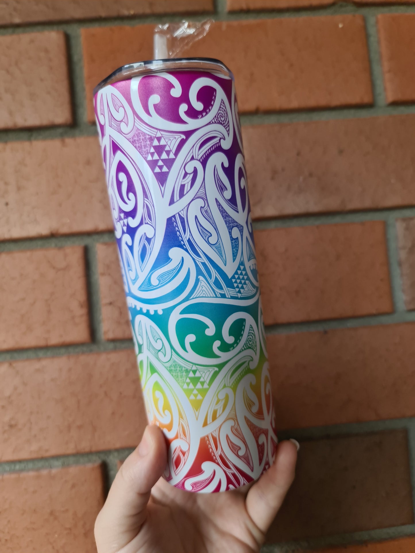 20oz Tumbler custom Maori design