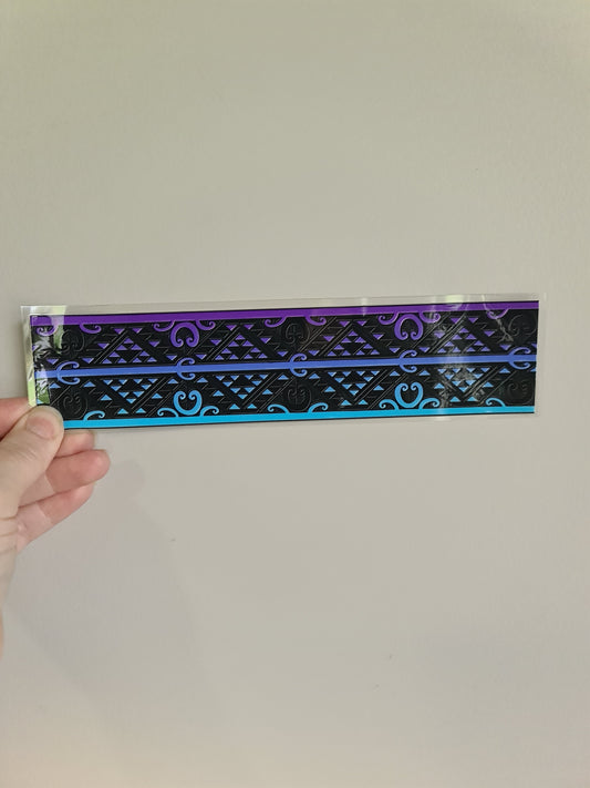 UV dtf transfer Maori design band 23cmx5cm 16oz wrap #1271 purple