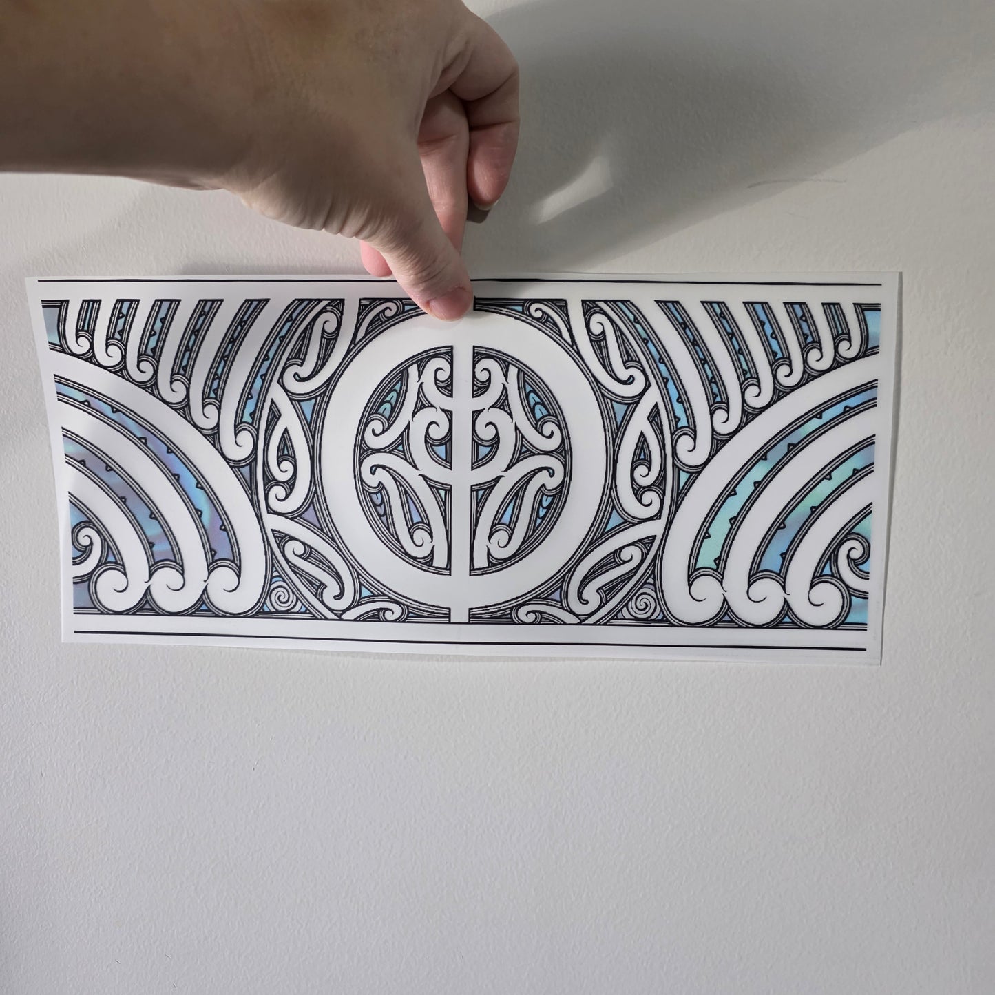 Maori design Iron on DTF 30cmx14cm