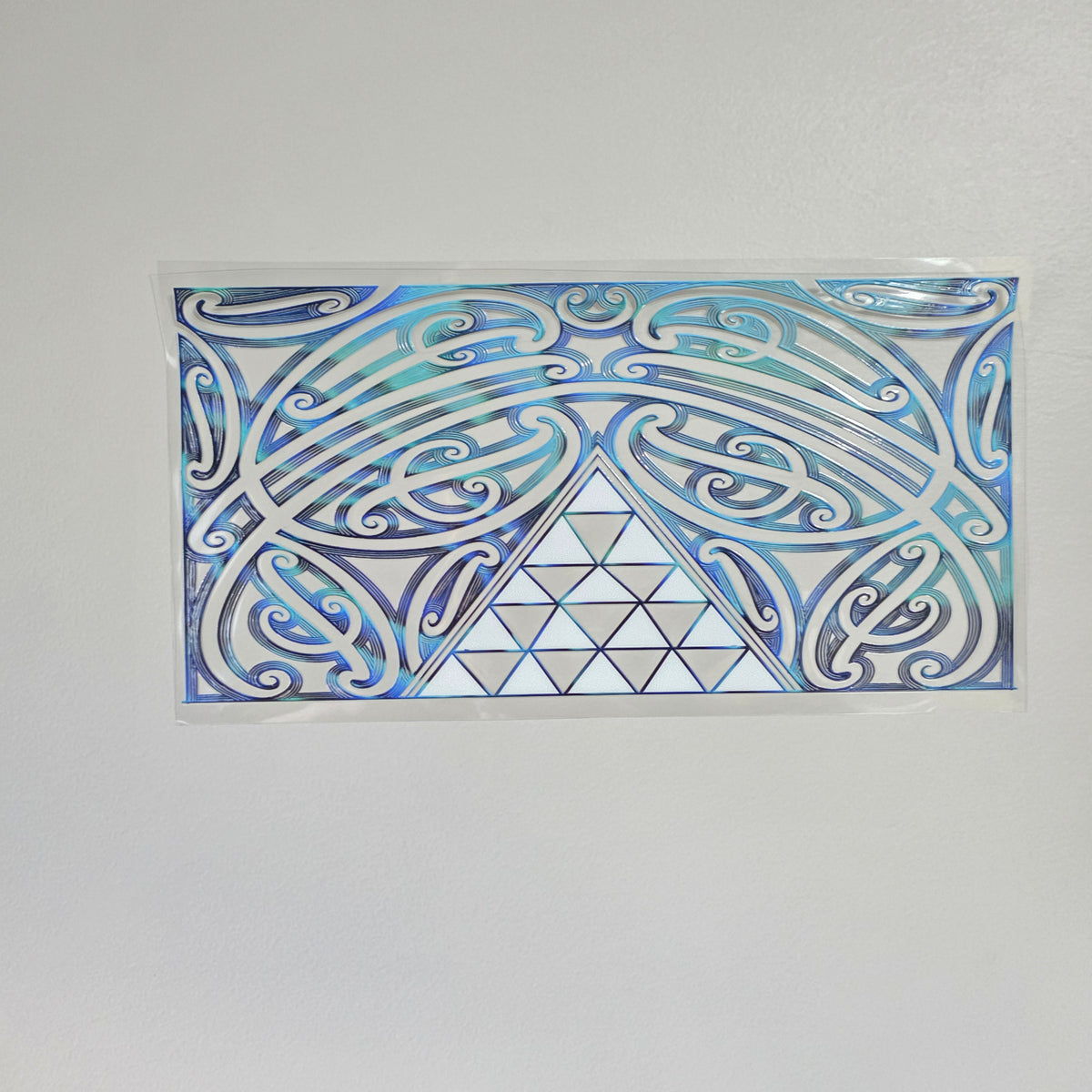 30cmx 15cm size UV DTF DECAL MAORI DESIGN for Table lamps #36