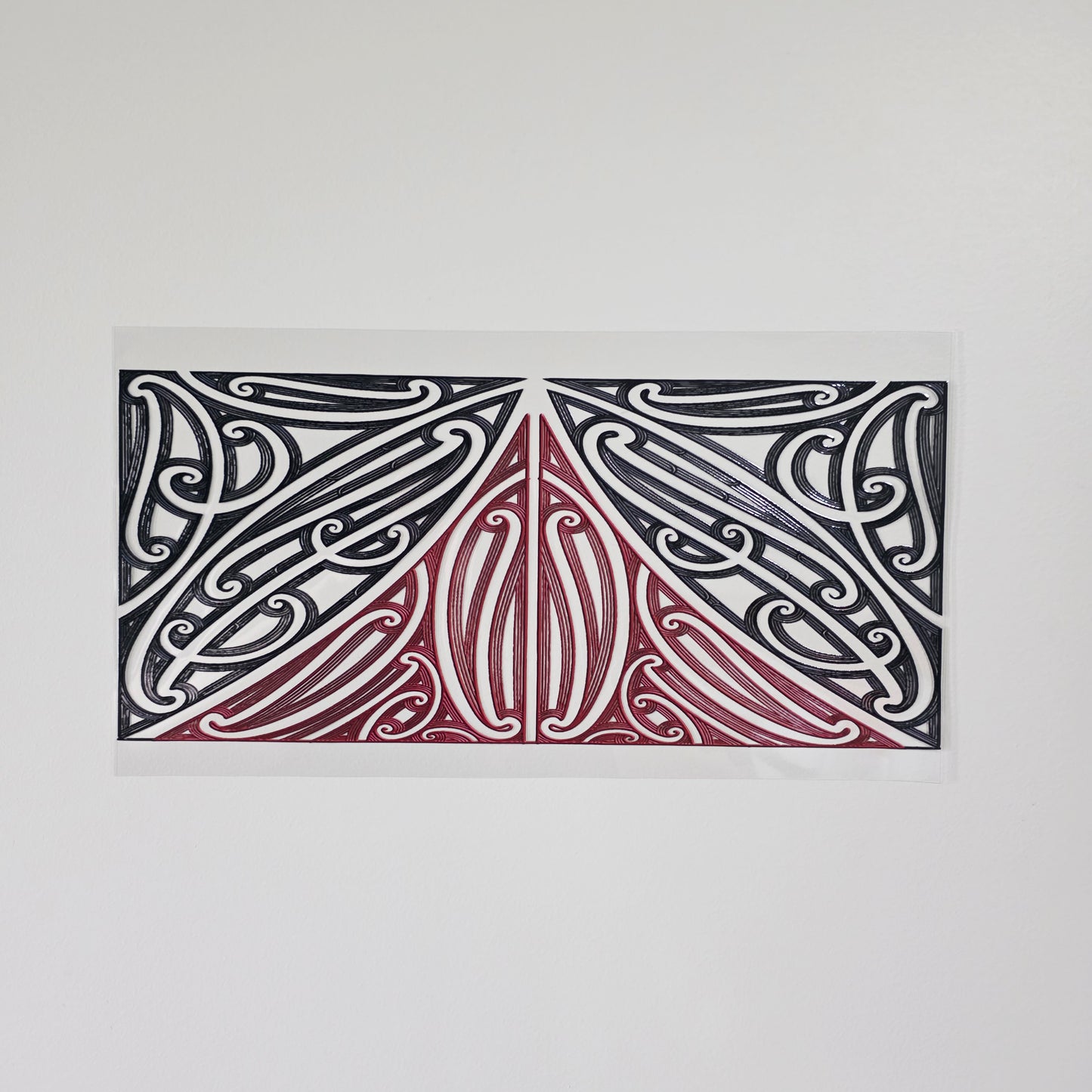 XL UV DTF DECAL MAORI DESIGN 38CMX17CM for touch lamps #19