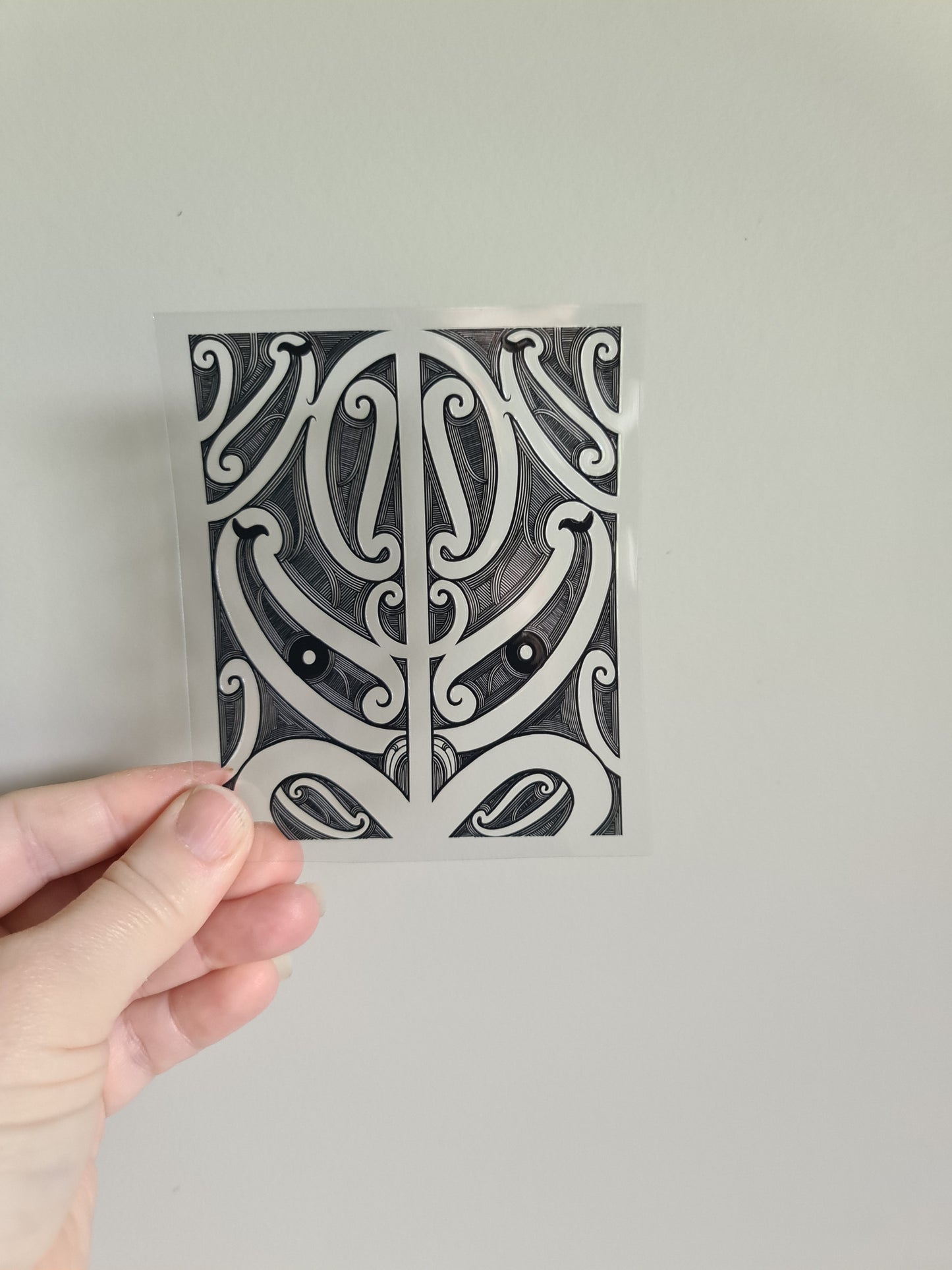 UV dtf Maori design mini size 11cmx11cm #1314