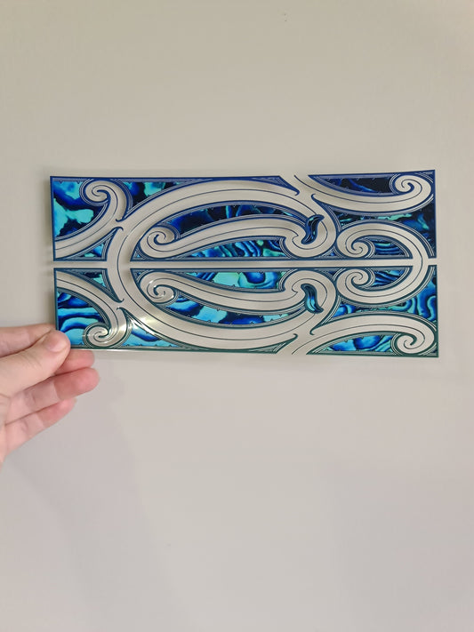 UV dtf Maori design 23cmx11cm 16oz wrap #498
