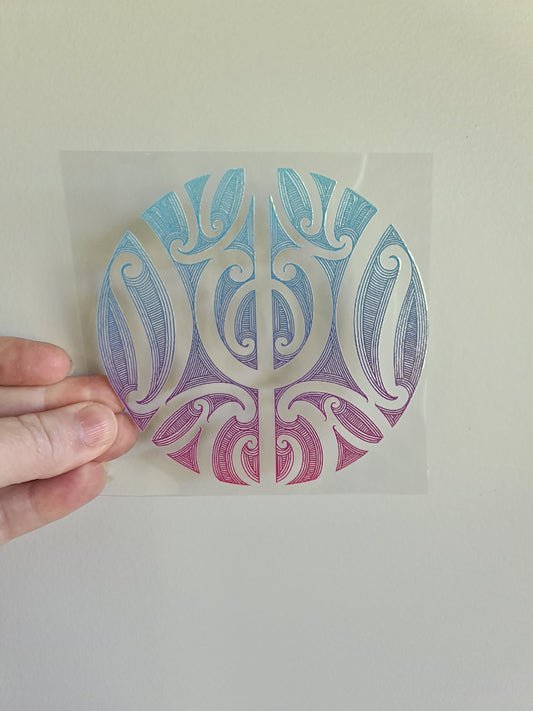 UV dtf Maori design mini size 11cmx11cm #600