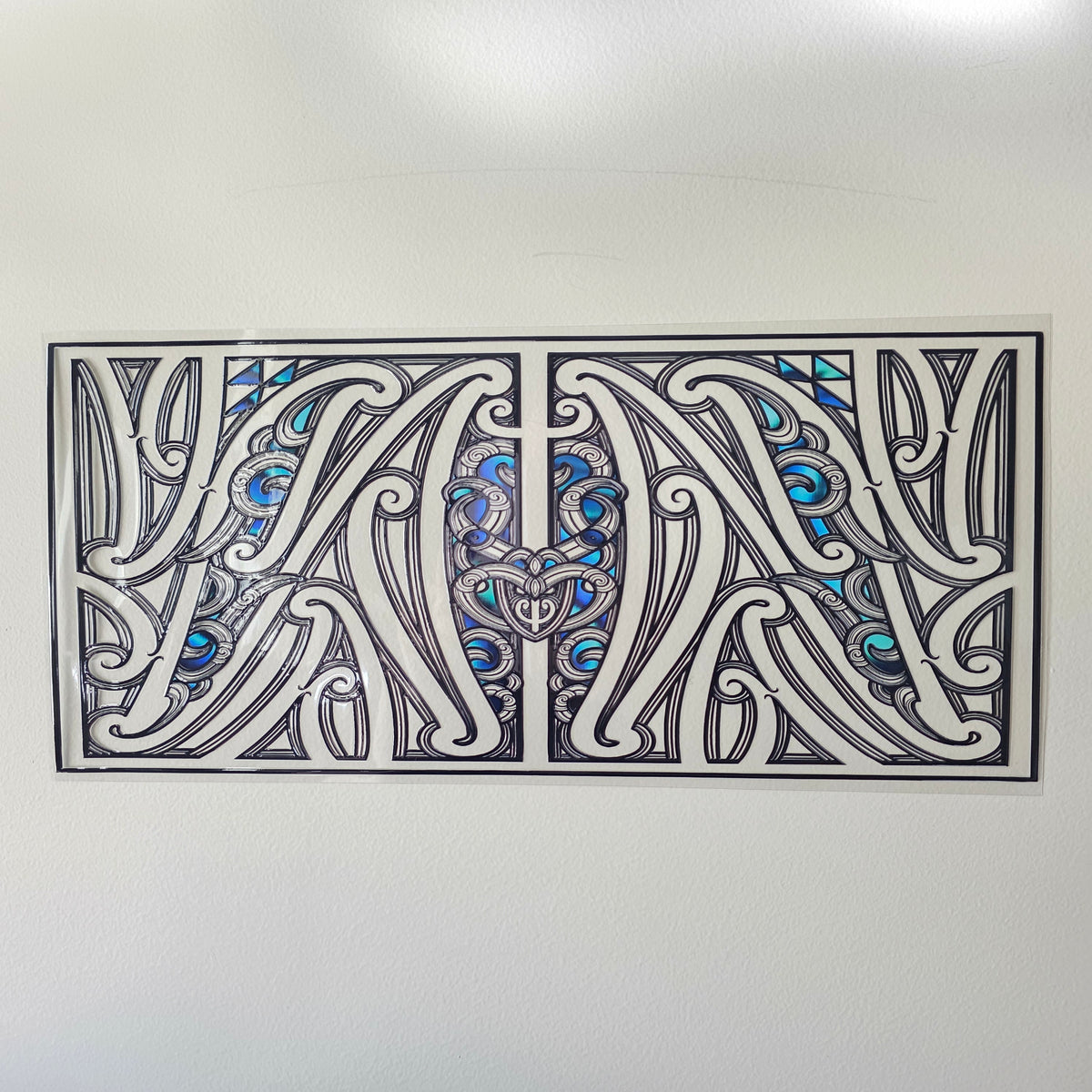 XL UV DTF DECAL MAORI DESIGN 38CMX17CM for touch lamps #74