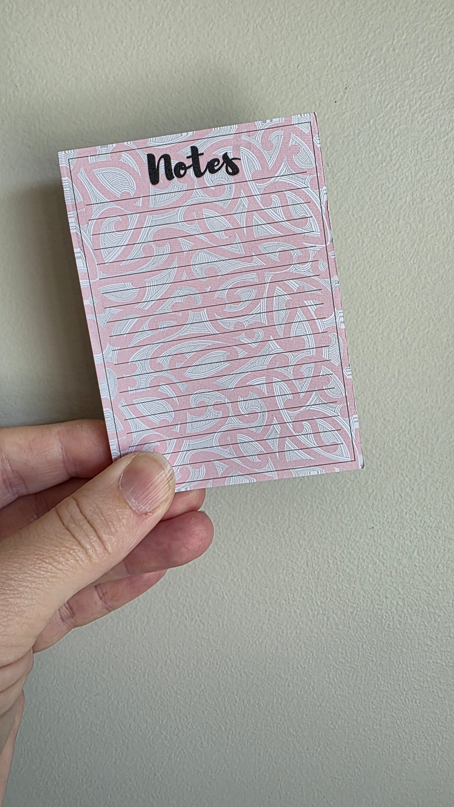 Maori design Sticky Note Pad 9cmx7.5cm