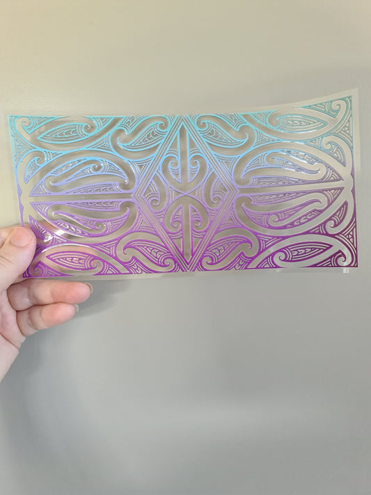 Uv dtf Maori design 23cmx11cm 16oz wrap #228